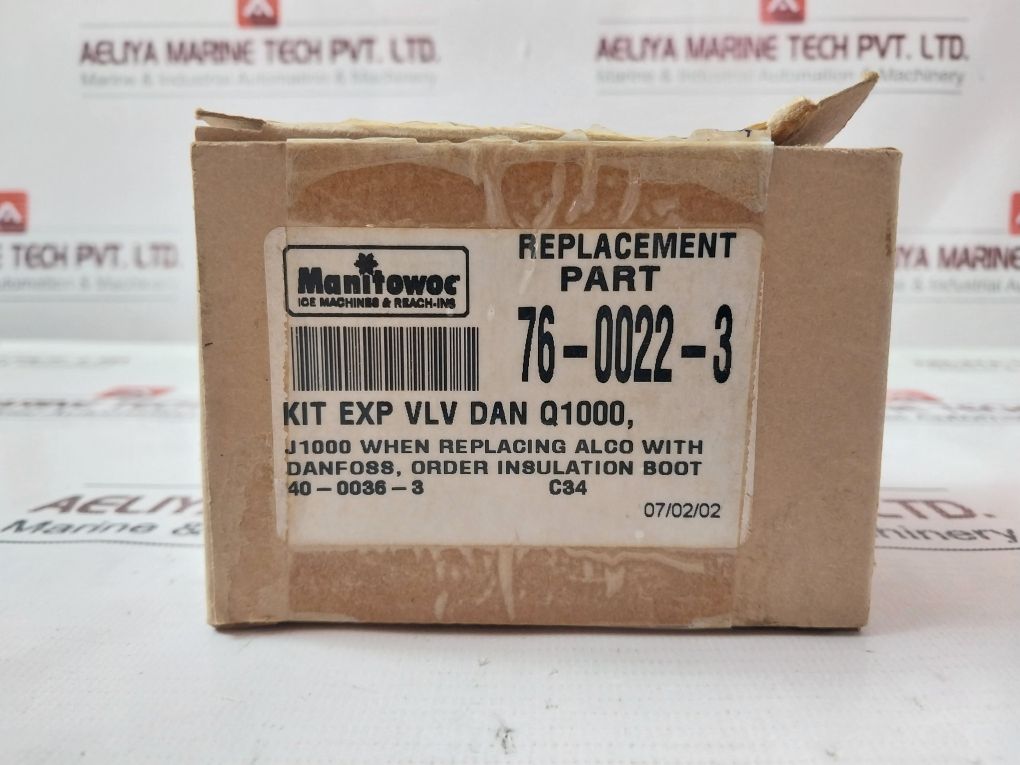 Manitowoc Ice 8250363 Expansion Valve Kit Dan Q1000