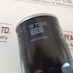 Mann Filter W 712/6 Oil Filter