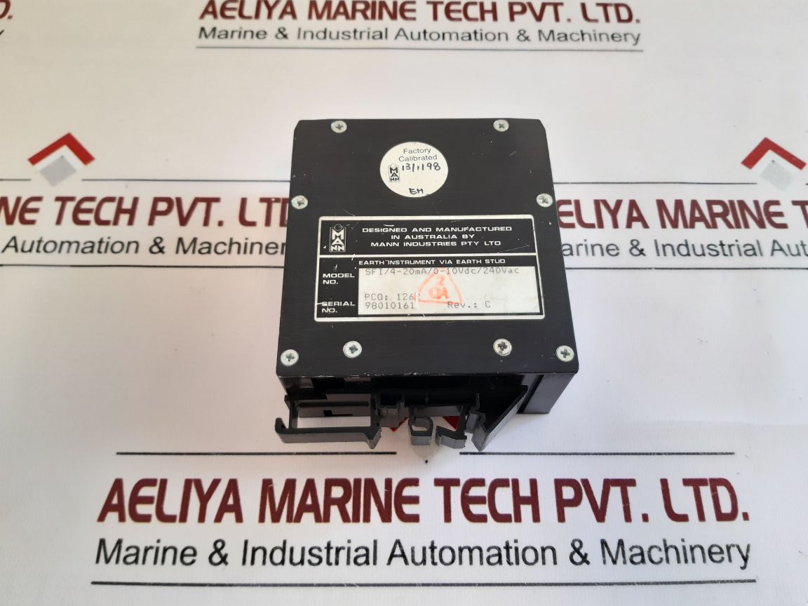 Mann Industries Sfi4-20 Ma0-10 Vdc240Vac Single Channel Isolator
