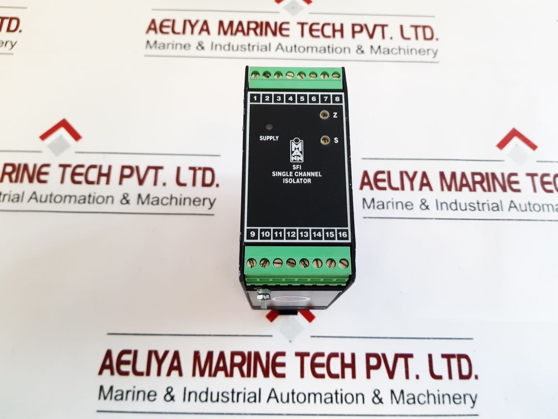 Mann Industries Sfi4-20 Ma0-10 Vdc240Vac Single Channel Isolator
