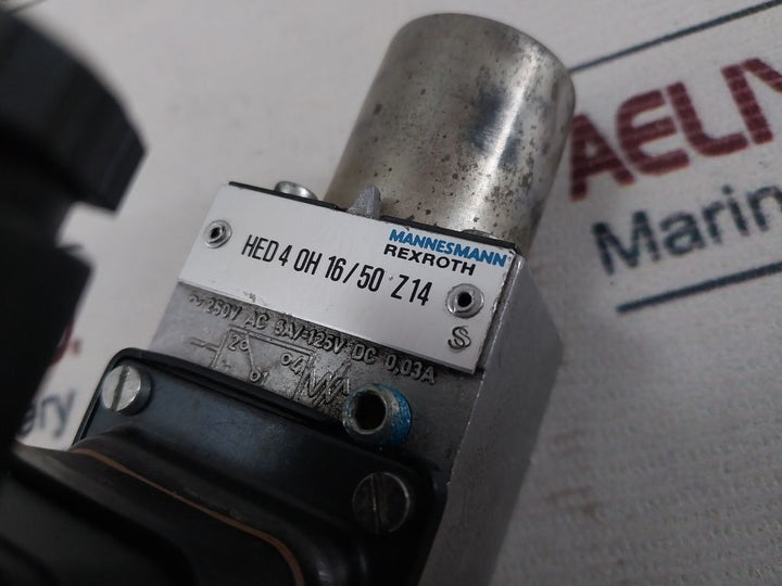Mannesmann Hed 4 Oh 16/50 Z14 Pressure Switch