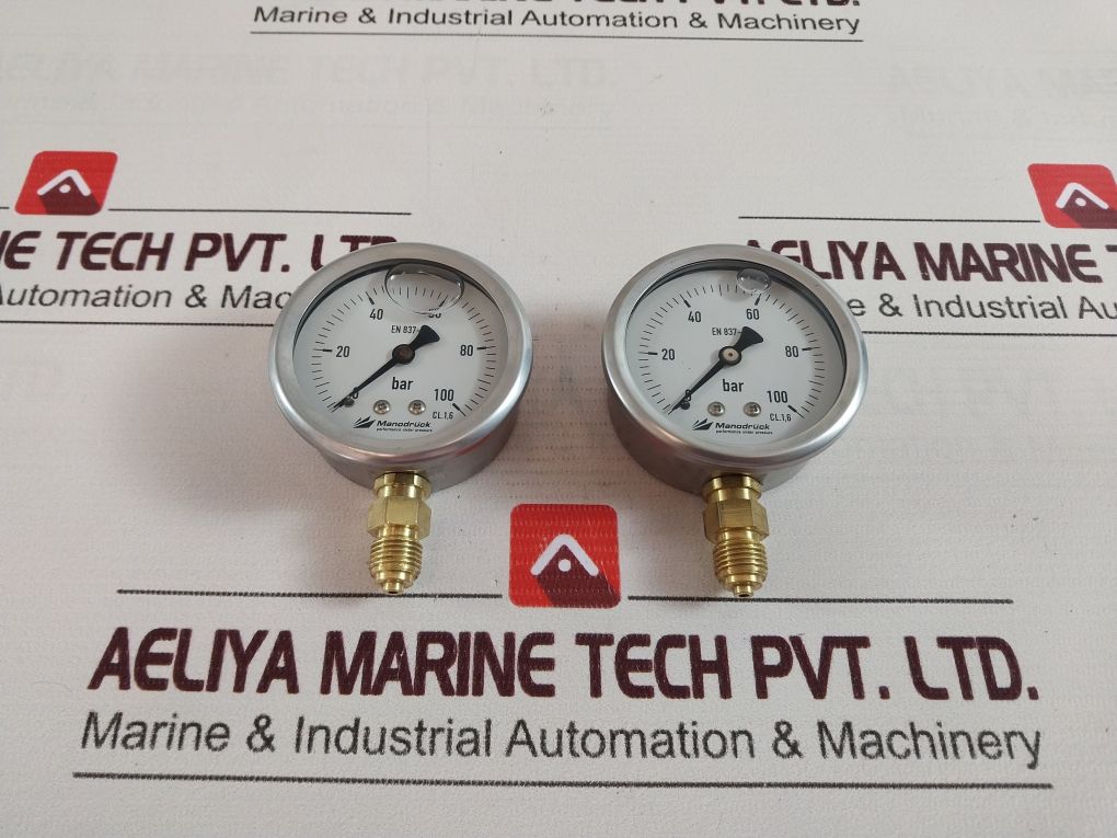 Manodruck En837-1 Pressure Gauge 63 Mm