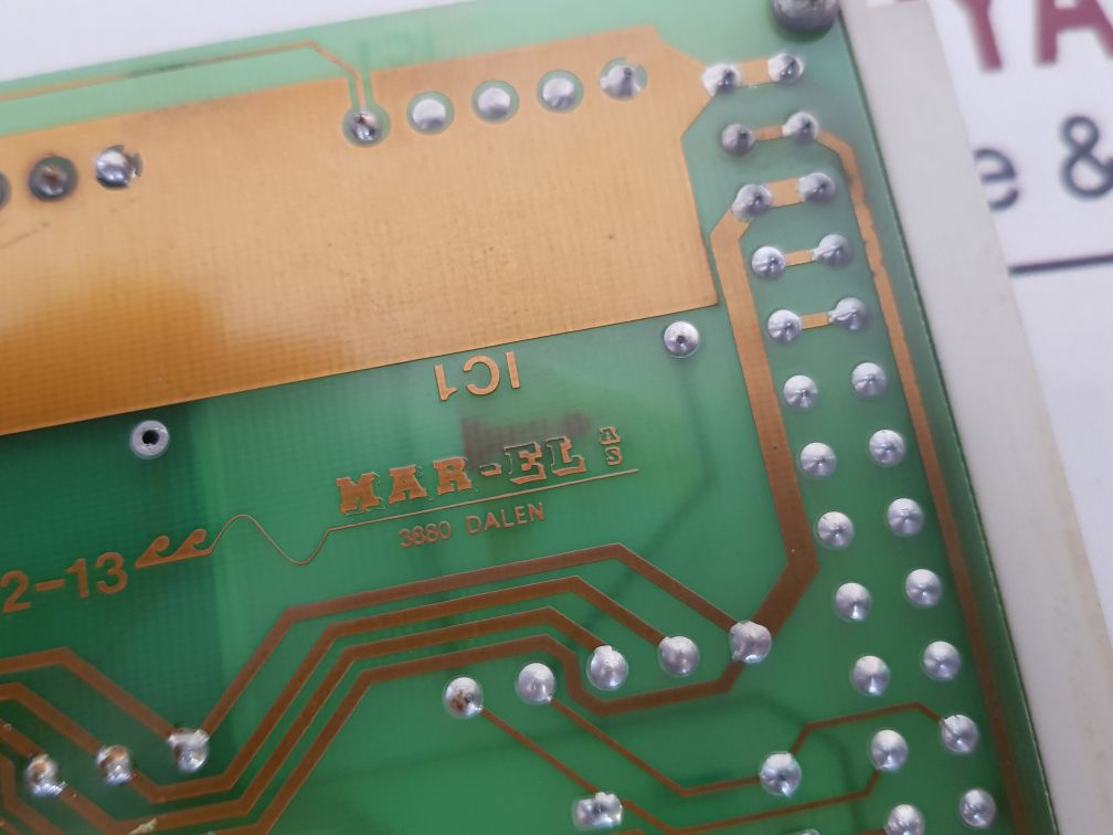 Mar-el 3880 Dalen Control System Mea-310-11-12-13 Pcb Card