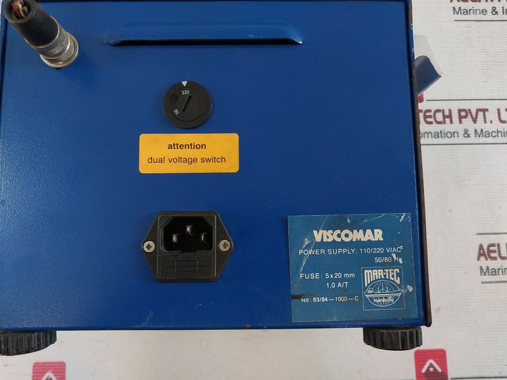 Mar-tec Viscomar Industrial Test Equipment Viscometer