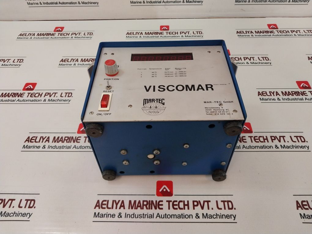 Mar-tec Viscomar Test Equipment Viscometer Maritimr 3-999Cst