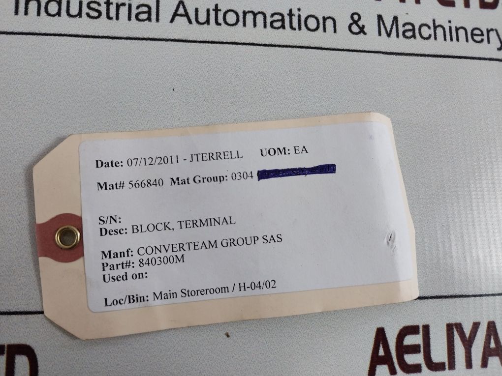 Marathon 1506 Sc Terminal Block 600V. 75A.