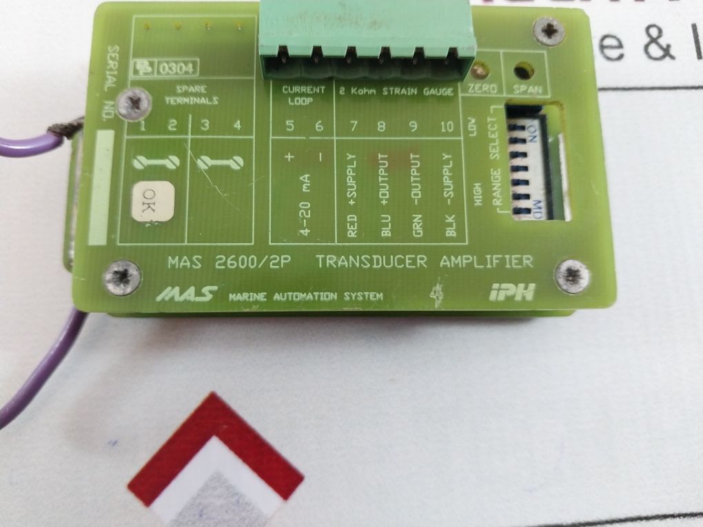 Marine Automation System 2600/2P Transducer Amplifier