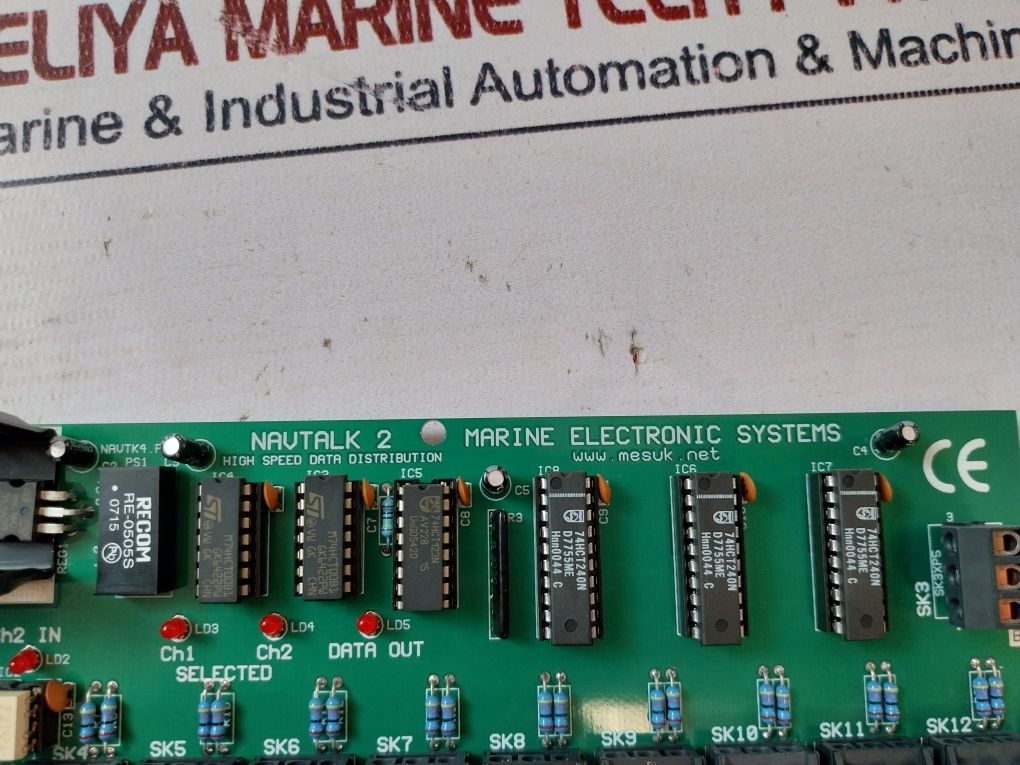 Marine Electronic Systems Navtalk 2 Pcb Data Distribution Interface Card