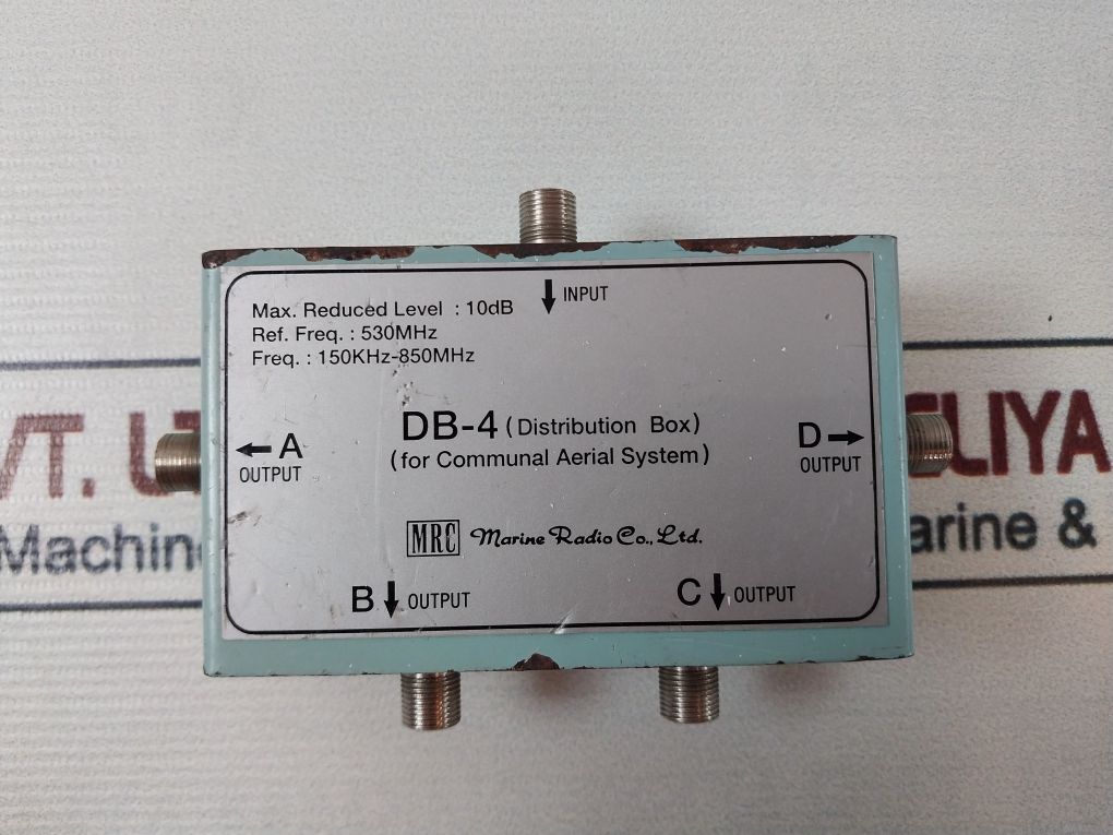 Mrc Marine Radio Db-4 (Distribution Box) 150Khz-850Mhz