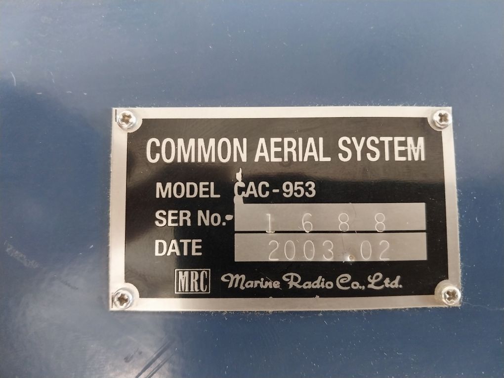 Marine Radio Cac-953 Common Aerial System With Mp-30 & Ps-020