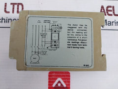 Marine Safe M-600 Insulation Fault Relay 110V Ac