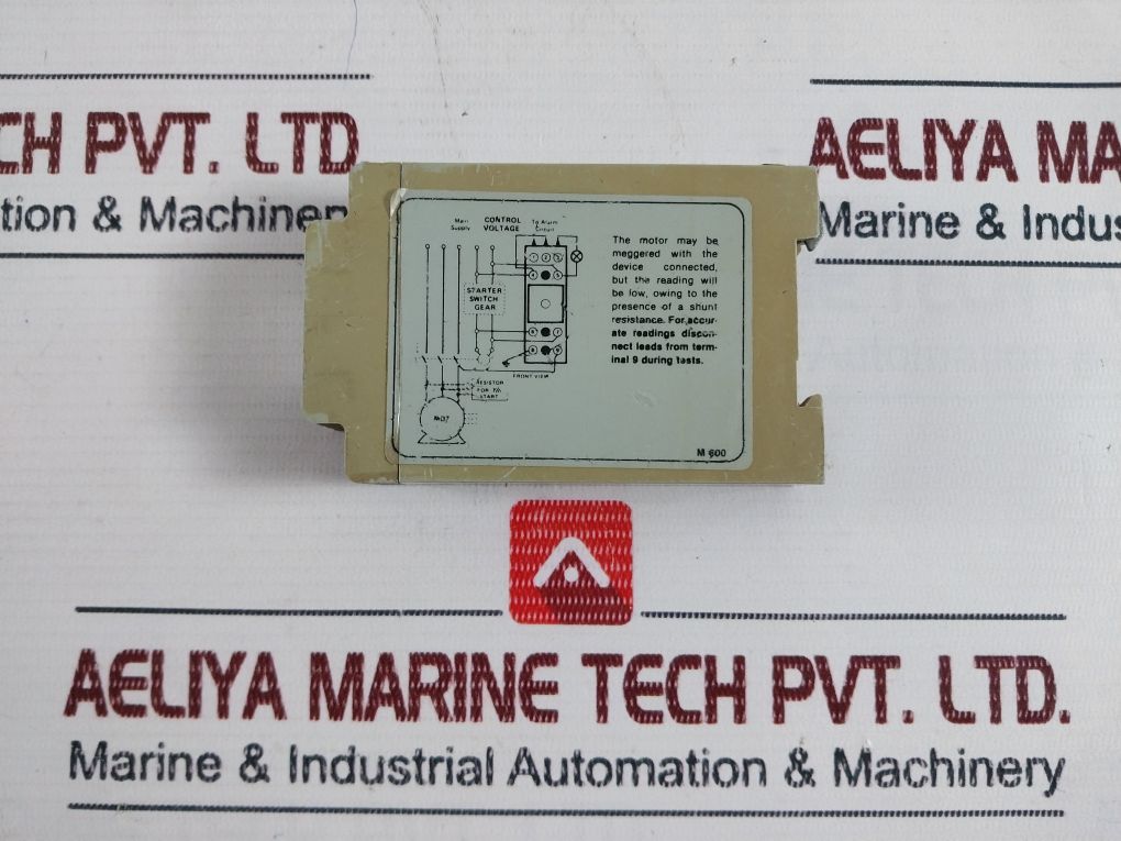 Marine Safe M-600 Insulation Fault Relay 110V Ac
