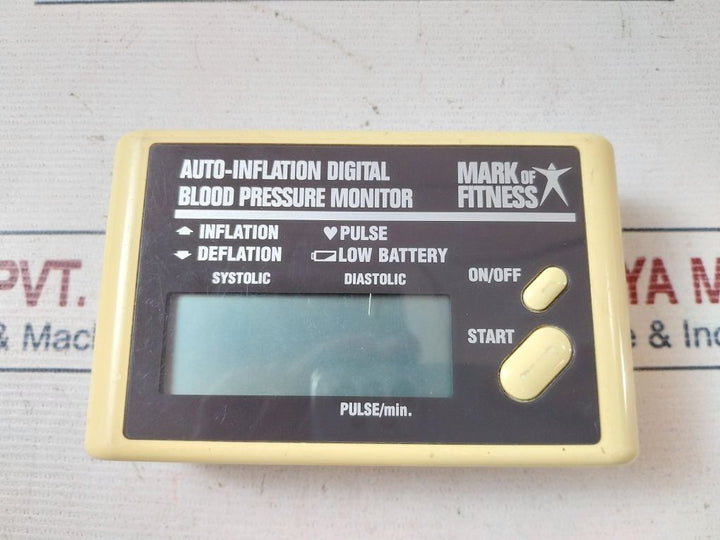 Mark Of Fitness Mf-39 Auto-inflation Digital Blood Pressure Monitor