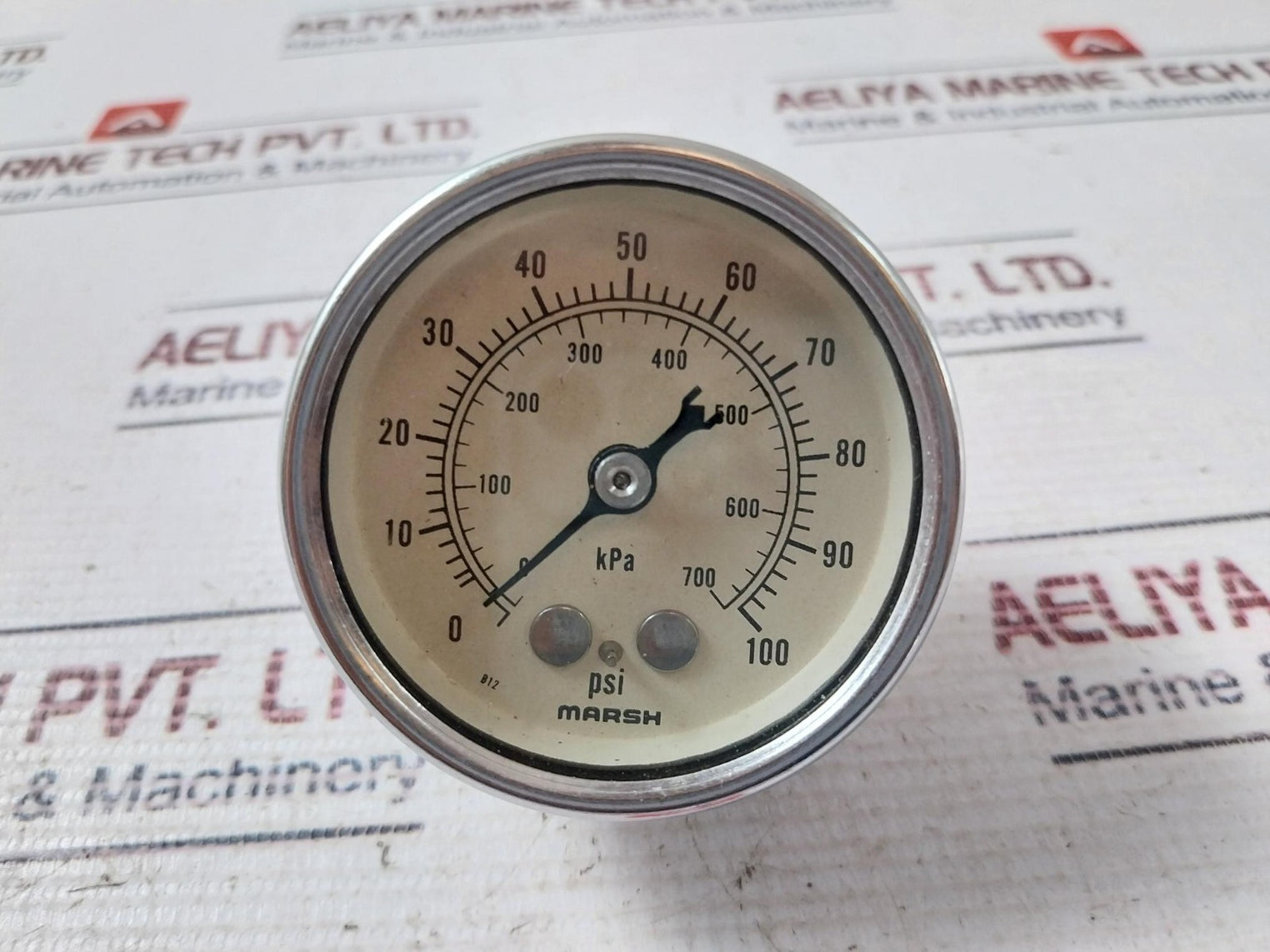 Marsh B12 Pressure Gauge 0-100 Psi