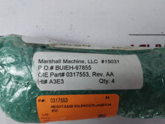 Marshall Machine 0317553-aa Solenoid Plunger Gauge