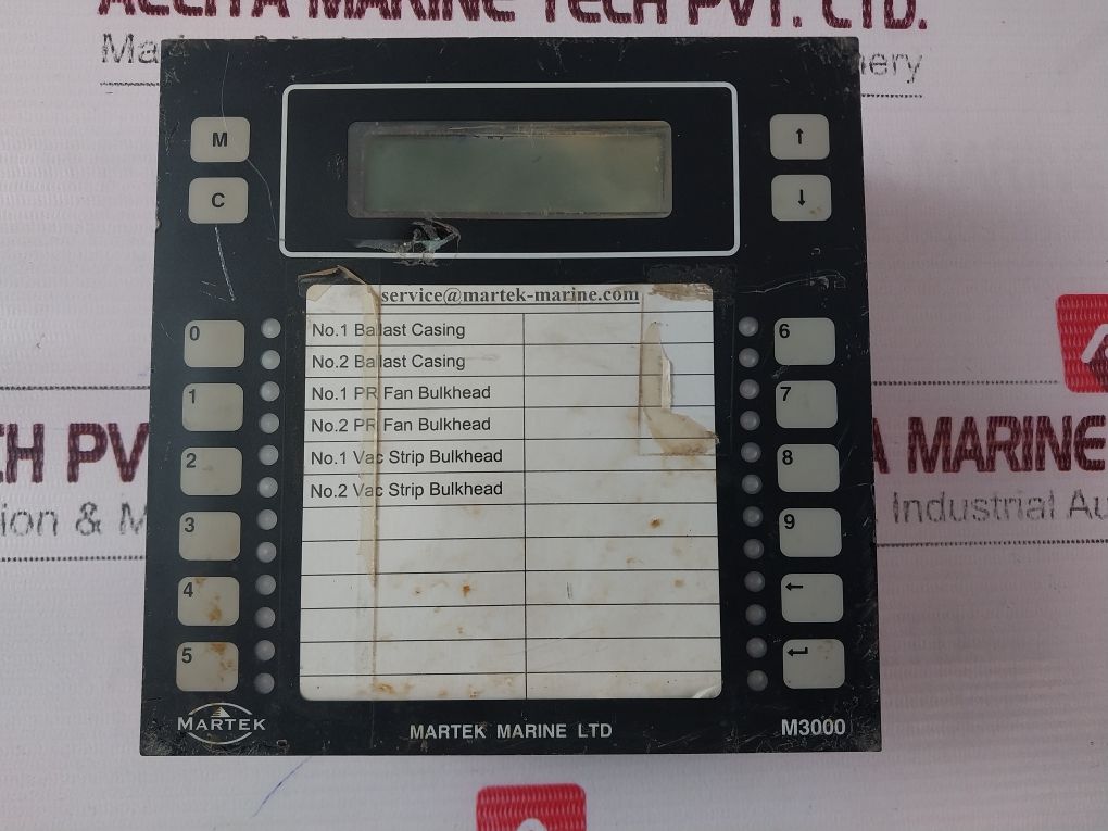 Martek M3000 Analog Alarm Annunciator M3000-30-01