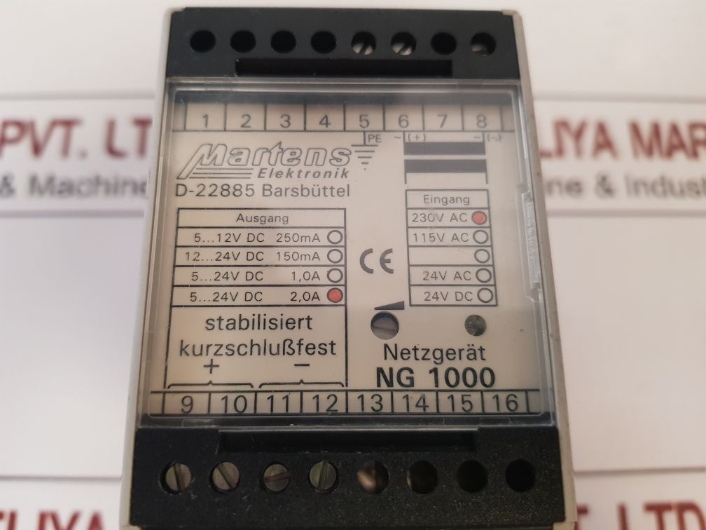 Martens Elektronik Ng1000-4-0 Power Supply