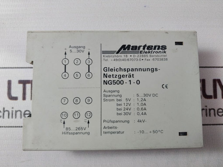 Martens Elektronik Ng500-1-0 Converter Ng500