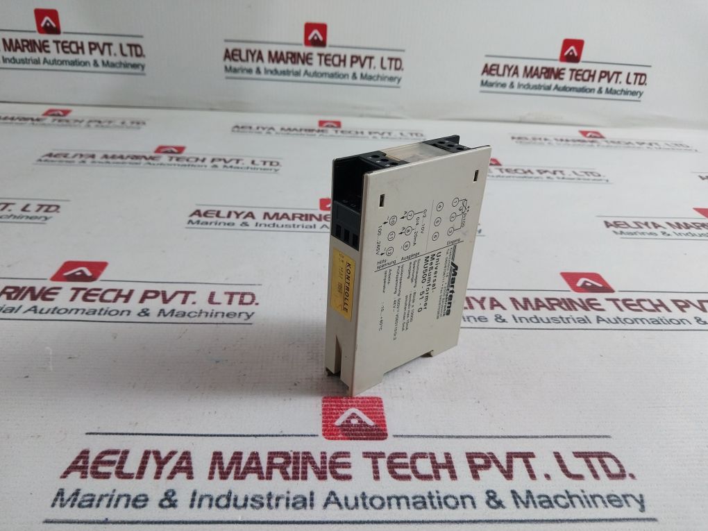 Martens Mu500-51-0 Temperature Transmitter 500V Vde0110 Gr.3