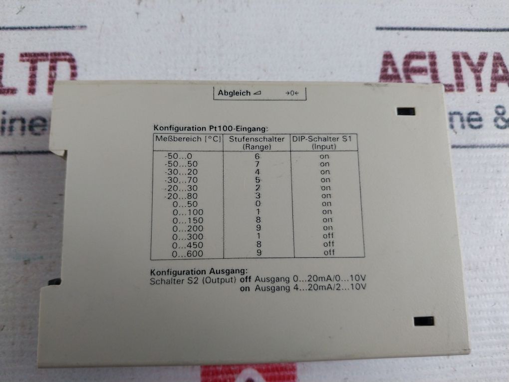 Martens Mu500-51-0 Temperature Transmitter 500V Vde0110 Gr.3