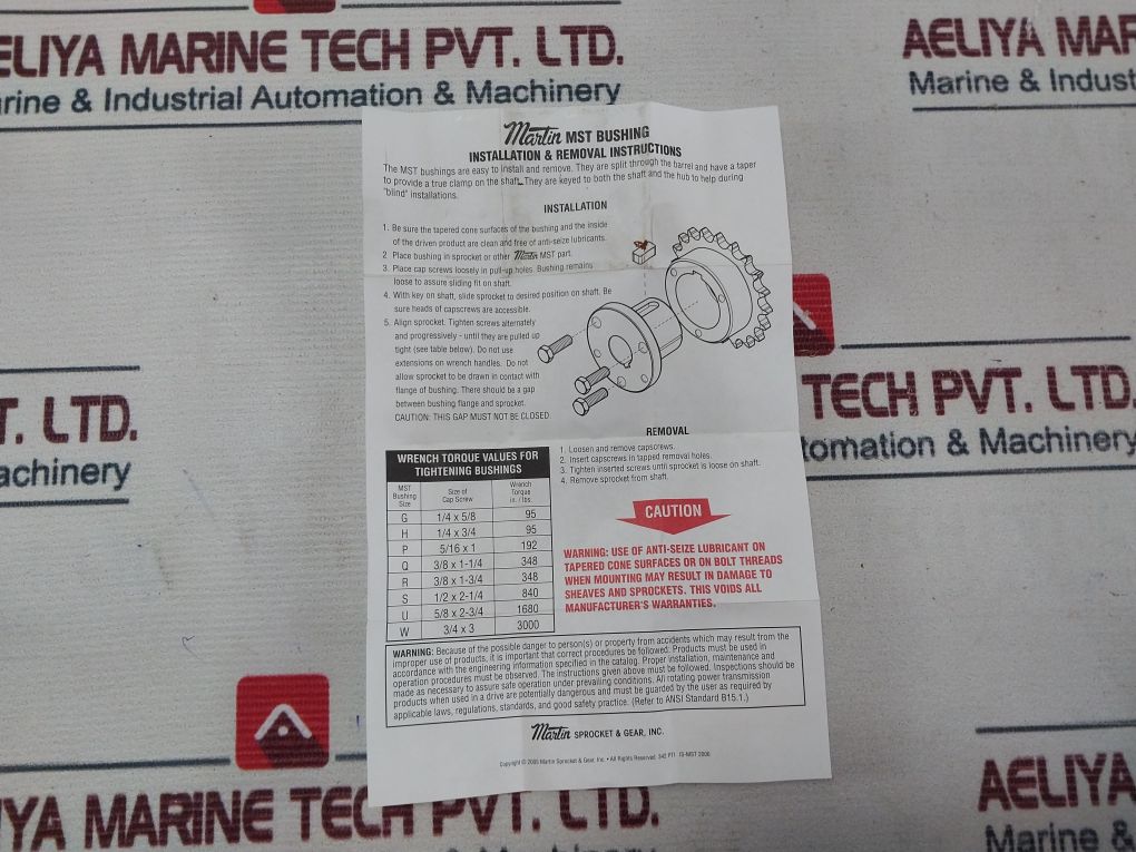 Martin P1 1 5/8 Mst Bushing