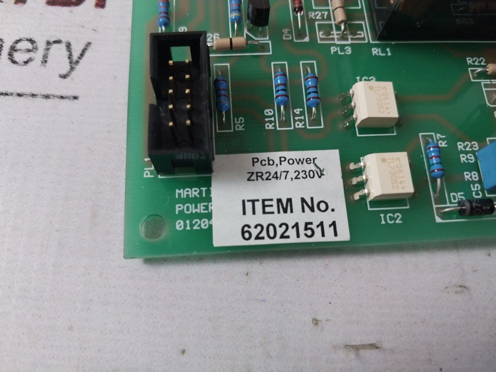 Martine Zr24/7 Pcb Power 62021511 230V