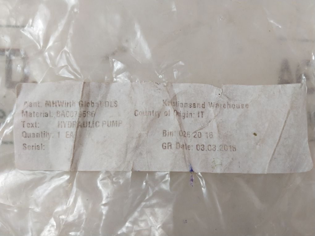 Marzocchi Alp2Bk1-s-25-e-tr-p674 Hydraulic Pump