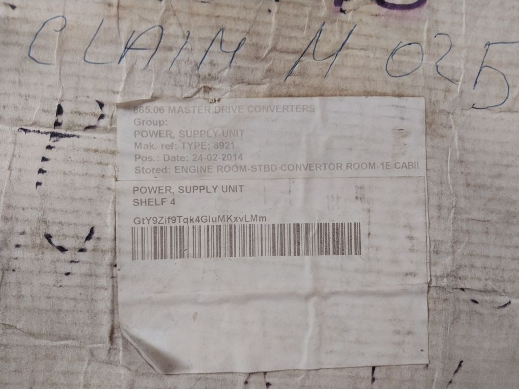 Mascot 8921 Power Supply Unit