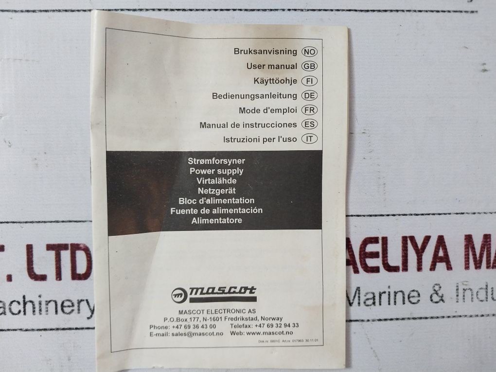 Mascot 8921 Power Supply Unit