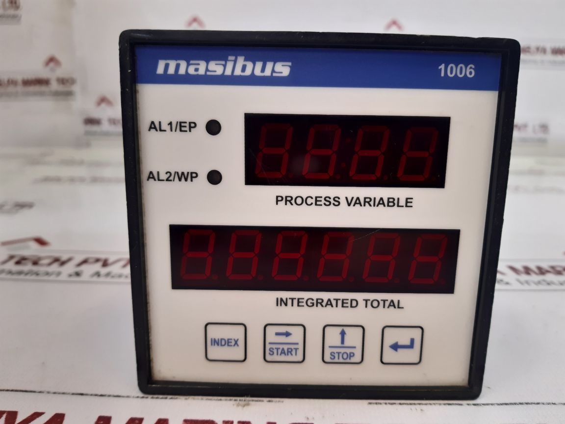 Masibus 1006 Flow Indicator Totaliser 0.0 To 100.0%

