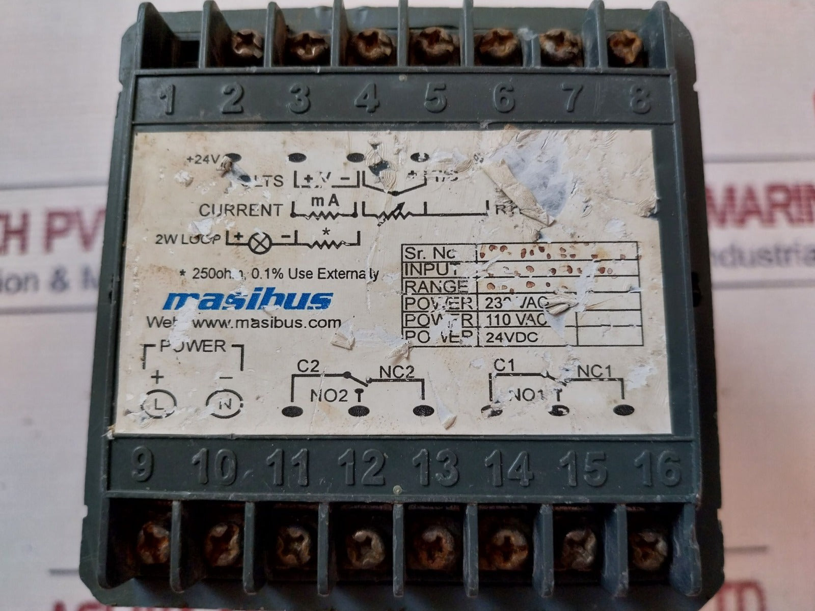 Masibus 5006 Digital Controller 250Ohm