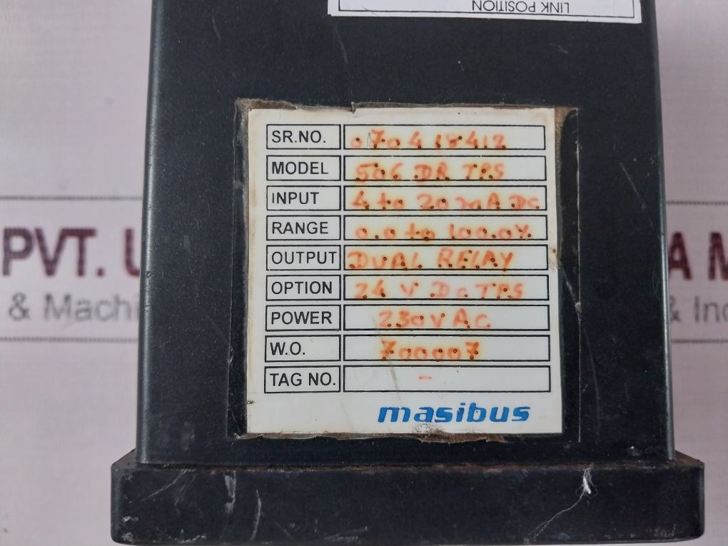 Masibus 506 Dr Trs Temperature Controller 230V Ac
