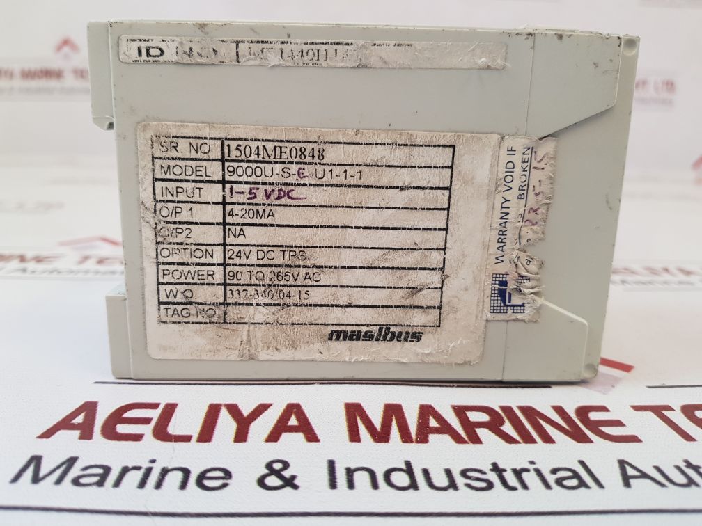 Masibus 9000U Isolated Converters 9000U-s-e-u1-1-1