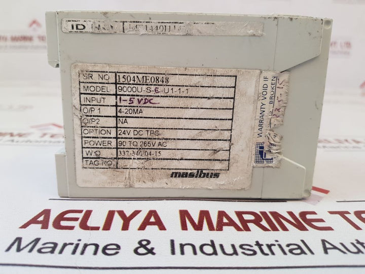 Masibus 9000U Isolated Converters 9000U-s-e-u1-1-1