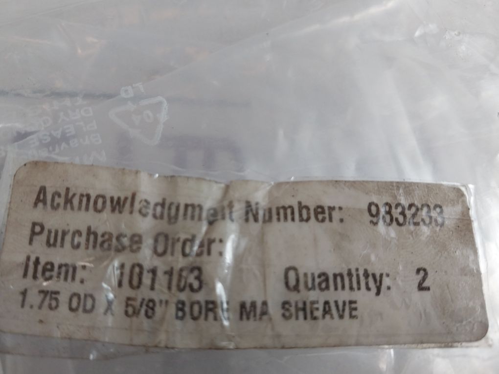 Maska Ak17 Cast Iron Sheave Pulley 5/8” X 1 3/4”