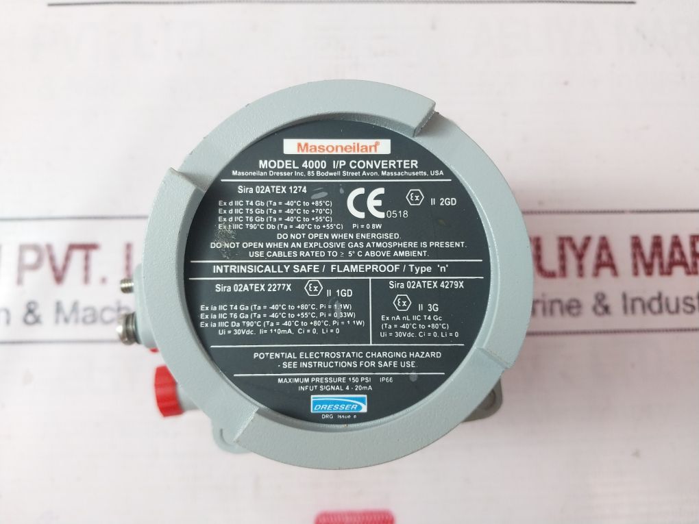 Masoneilan 4000 Converter Module