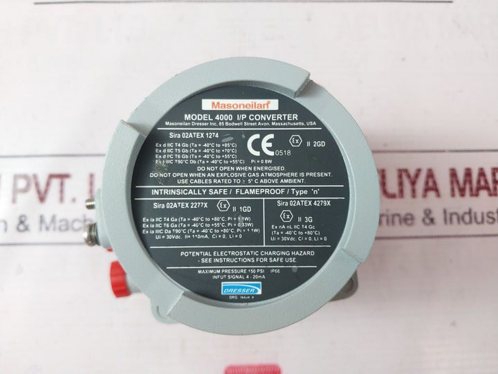 Masoneilan 4000 Converter Module