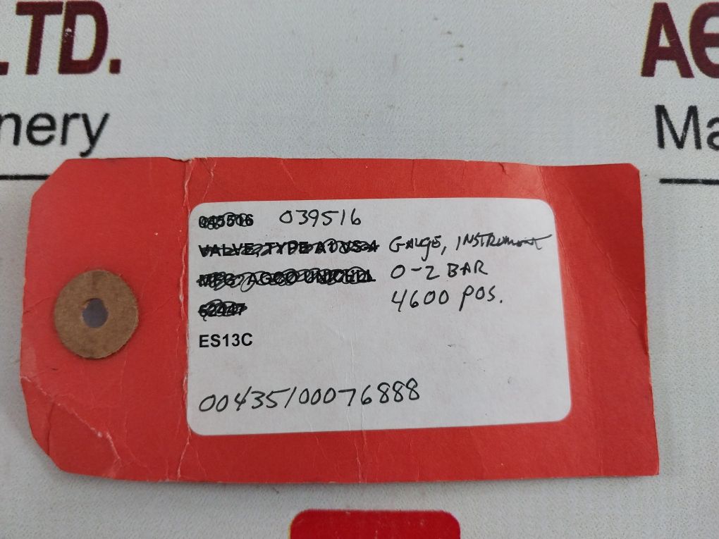 Masoneilan Mm 435100.076 Pressure Gauge