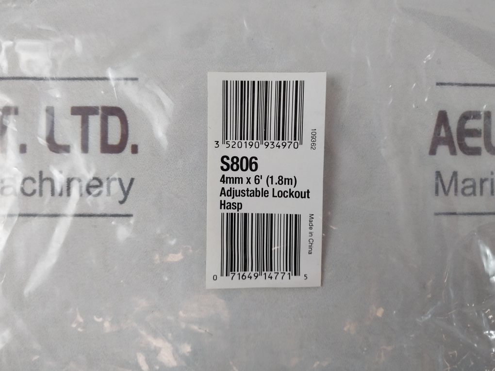 Master Lock S806 Adjustable Cable Lockout 4Mm X 6’(1.8M)