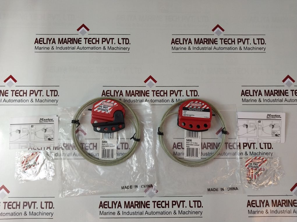 Master Lock S806 Adjustable Cable Lockout 4Mm X 6’(1.8M)