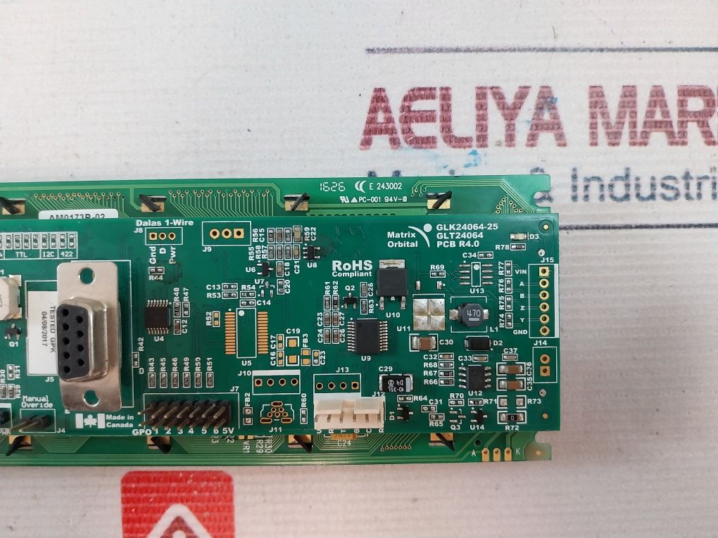 Matrix Orbital Glk24064-25 Graphic Lcd Display Module