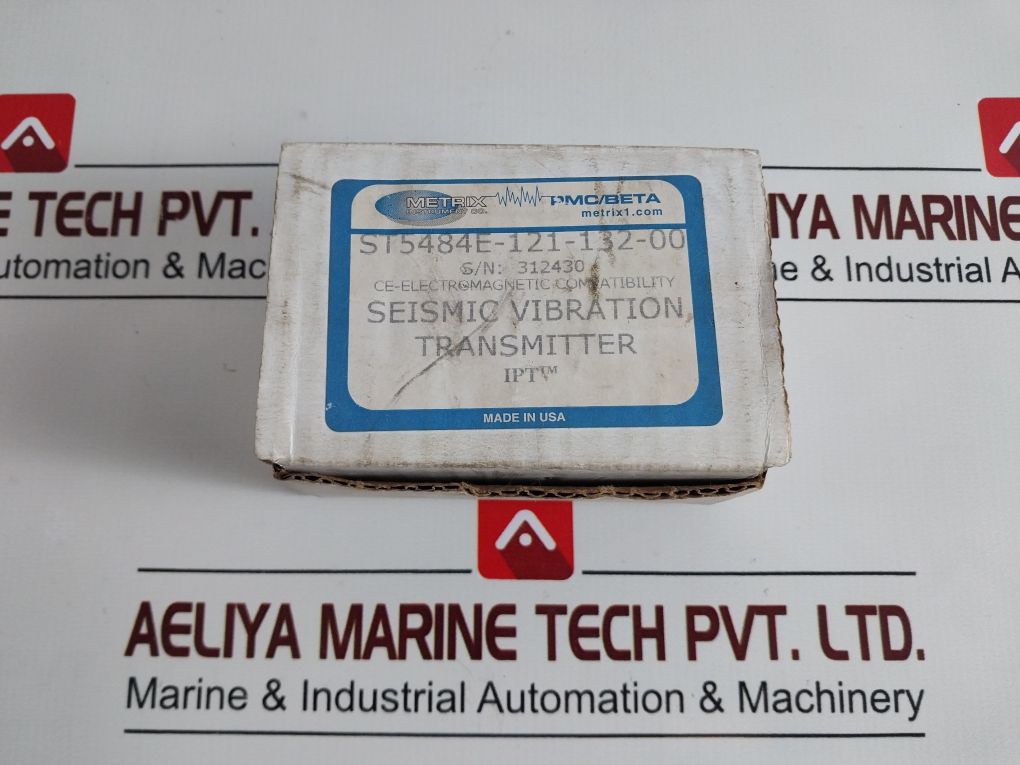 Matrix St5484E-121-132-00 Seismic Vibration Transmitter 0 To 1.0 Ips