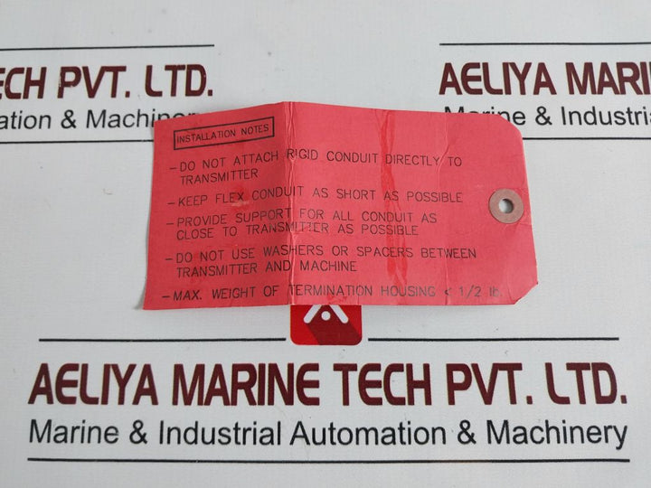 Matrix St5484E-121-132-00 Seismic Vibration Transmitter 0 To 1.0 Ips