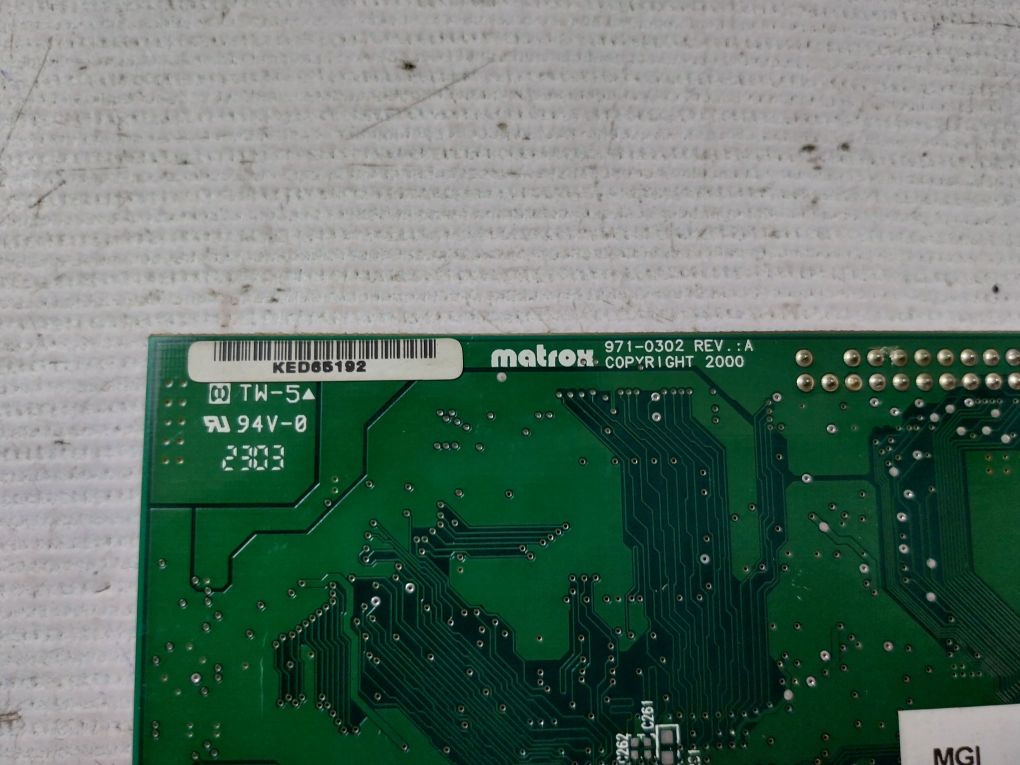 Matrox 971-0302 Dual Vga Agp Video Card