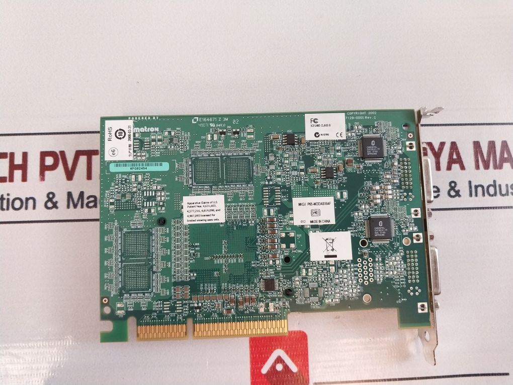 Matrox F7129-0001 Video Graphic Card Cap100-0164M