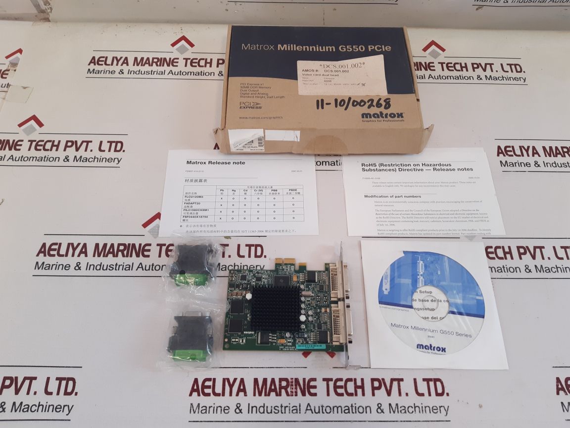 Matrox F7229-00 Rev.A Video Memory Dual Display Video Card Mgi G55-mdde32F
