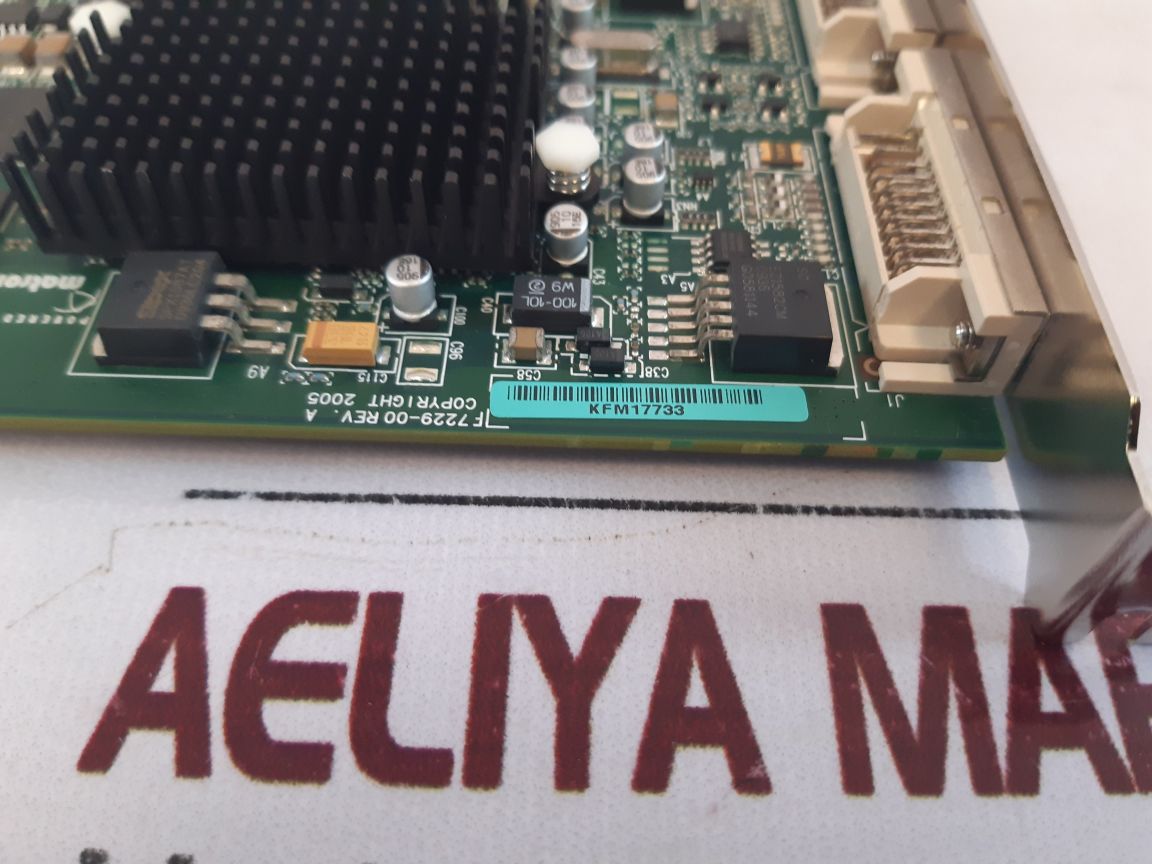 Matrox F7229-00 Rev.A Video Memory Dual Display Video Card Mgi G55-mdde32F