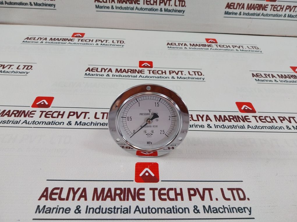 Matsubara Keiki 0-2.5 Mpa Pressure Gauge Dvu7/16