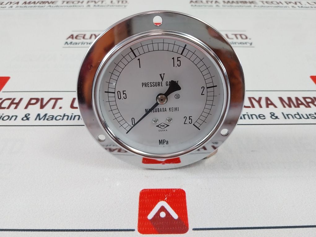 Matsubara Keiki 0-2.5 Mpa Pressure Gauge Dvu7/16