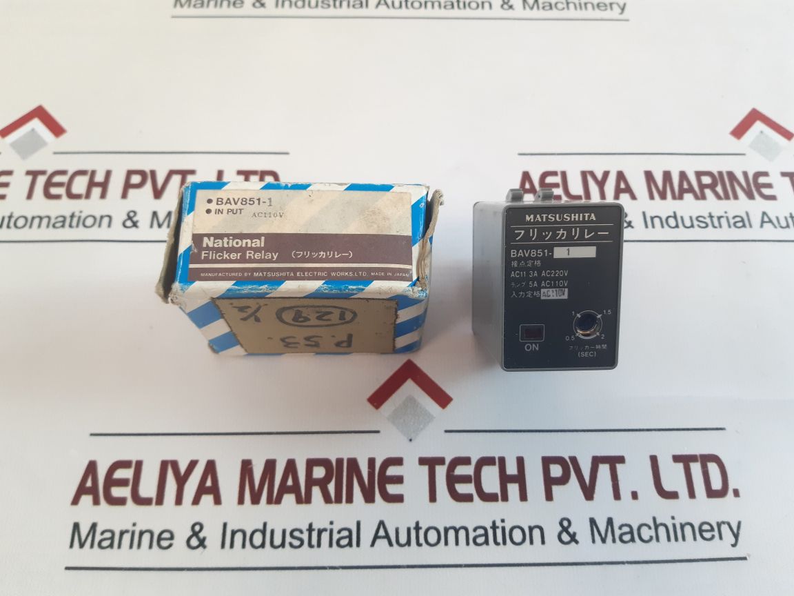 Matsushita Bav851-1 Anti Phase Detection Relay Free Shipping